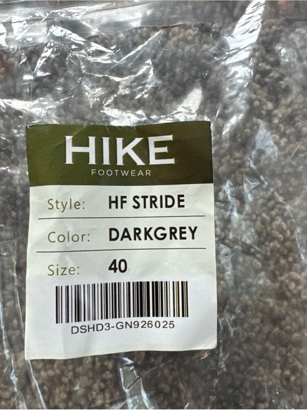 Hike Footwear Stride Womens Size 40 US Size 9-9.5 Dark Grey Pink Worn Once EUC - Picture 7 of 7